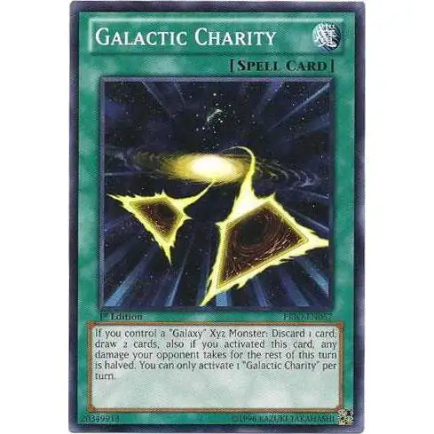 YuGiOh Trading Card Game Primal Origin Common Galactic Charity PRIO-EN057