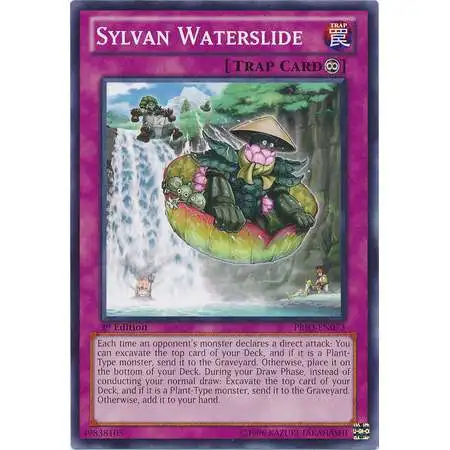 YuGiOh Trading Card Game Primal Origin Common Sylvan Waterslide PRIO-EN073