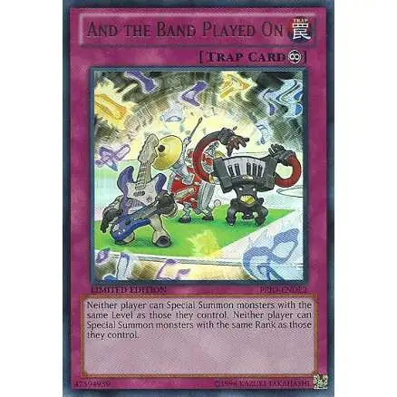 YuGiOh Trading Card Game Primal Origin Ultra Rare And the Band Played On PRIO-ENDE2