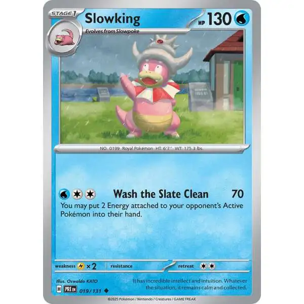 Pokemon Trading Card Game Prismatic Evolutions Uncommon Slowking #19