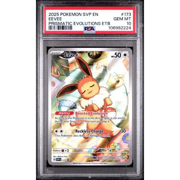 Pokemon Prismatic Evolutions Single Card Promo Full Art Eevee