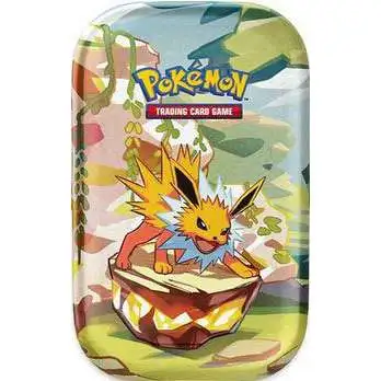 Pokemon Scarlet & Violet Prismatic Evolutions Jolteon Mini Tin [2 Booster Packs & Tin]