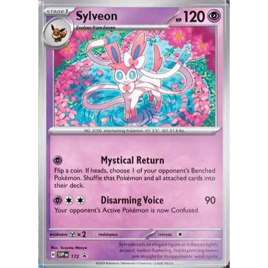 Pokemon Scarlet & Violet Prismatic Evolutions Sylveon Promo Card SVP172