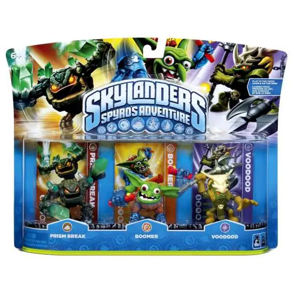 Skylanders Spyro's Adventure Prism Break, Boomer & Voodood Figure 3-Pack