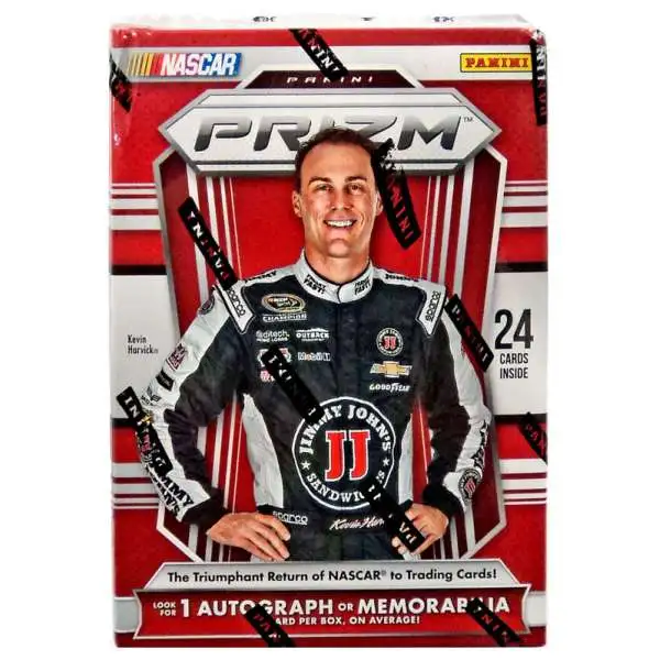 NASCAR Panini 2016 Prizm Racing Trading Card BLASTER Box [24 Cards, 1 Autograph OR Memorabilia Card]