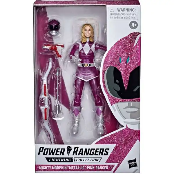 Power Rangers Mighty Morphin Lightning Collection Pink Ranger Exclusive Action Figure [Metallic]