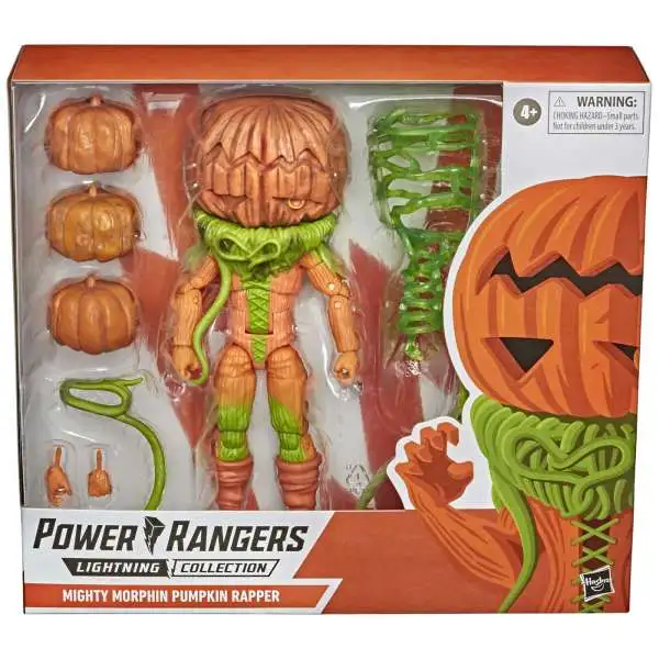 Power Rangers Mighty Morphin Lightning Collection Pumpkin Rapper Deluxe Action Figure