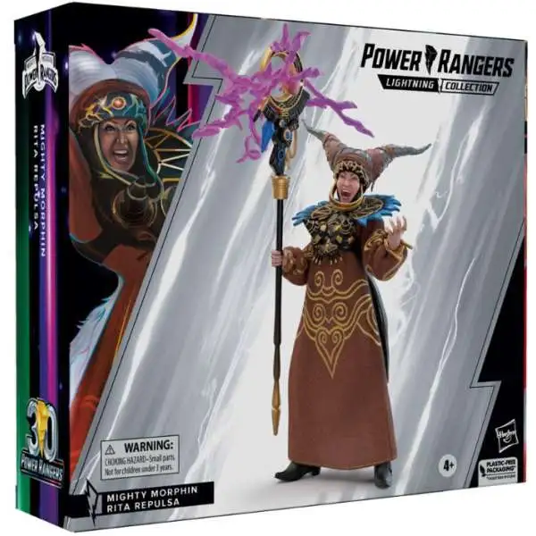 Power Rangers Mighty Morphin Lightning Collection Rita Repulsa Action Figure (Pre-Order ships October)