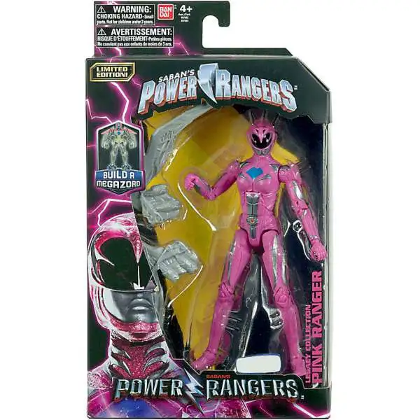 Power Rangers Movie Legacy Build A Megazord Pink Ranger Exclusive Action Figure [Movie, Damaged Package]