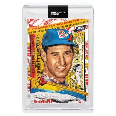 MLB Topps Project 2020 Baseball 1954 Ted Williams Trading Card [#122, by Tyson Beck]