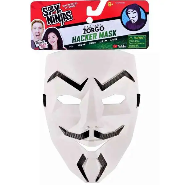 Spy Ninjas Chad Wild Clay & Vy Qwaint Project Zorgo Hacker Mask
