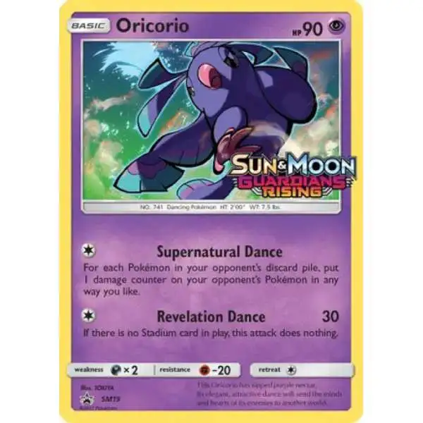 Pokemon Sun & Moon Promo Holo Oricorio SM19 [Pre-Release]