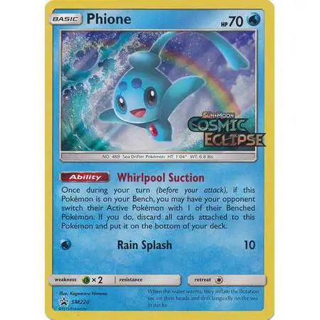 Pokemon Sun & Moon Promo Holo Rare Phione SM220