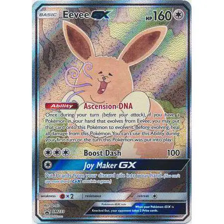 eevee gx pokemon card Tag Team Powers Collection (SM242) 2020 SM Black Star Promo Exclusive promo Eevee GX Pokemon single card. Vaporeon GX & Eevee GX