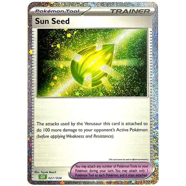Pokemon Scarlet & Violet Promo Sun Seed #027 [Cosmos Holo]