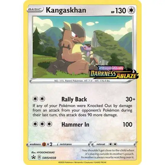 Pokemon Sword & Shield Promo Ultra Rare Kangaskhan SWSH038 [Pre-Release]