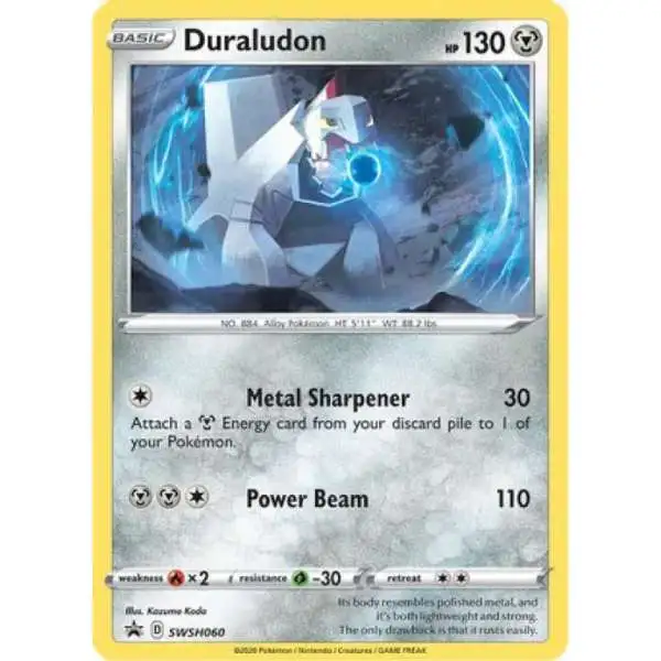 Pokemon Sword & Shield Promo Rare Holo Duraludon SWSH060