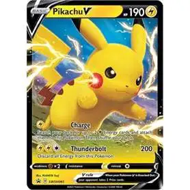 Pokemon Sword & Shield Promo Ultra Rare Pikachu V SWSH061