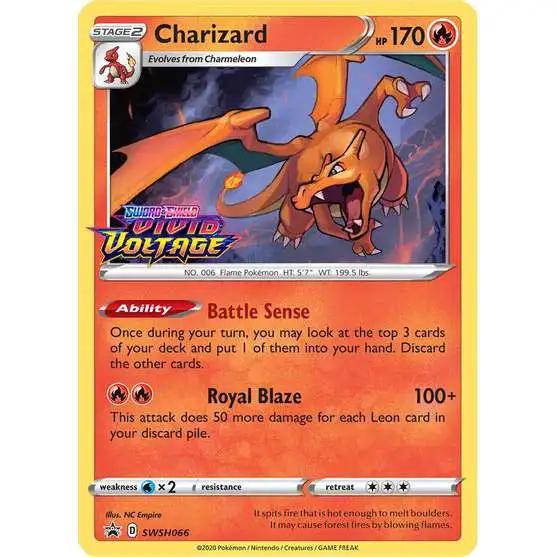 Pokemon Sword & Shield Promo Ultra Rare Charizard SWSH066