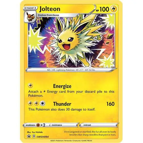 Pokemon Sword & Shield Promo Holo Rare Jolteon SWSH094