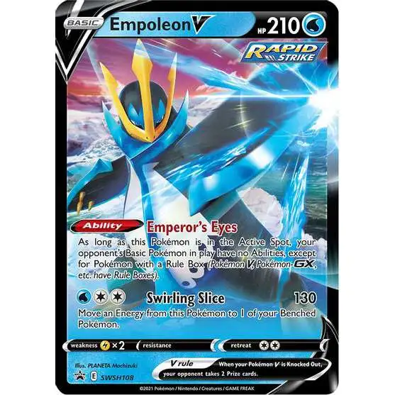 Pokemon Sword & Shield Promo Ultra Rare Empoleon V SWSH108