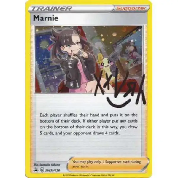 Pokemon Sword & Shield Promo Marnie SWSH120