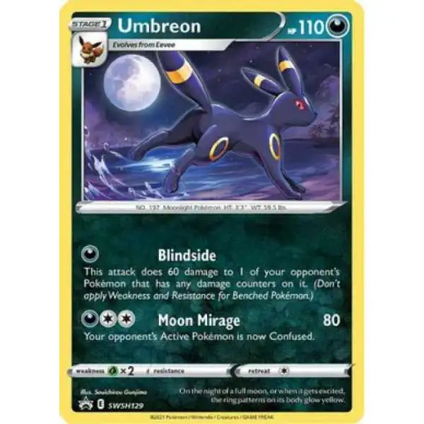 Pokemon Trading Card Game Sword & Shield Promo Umbreon SWSH129