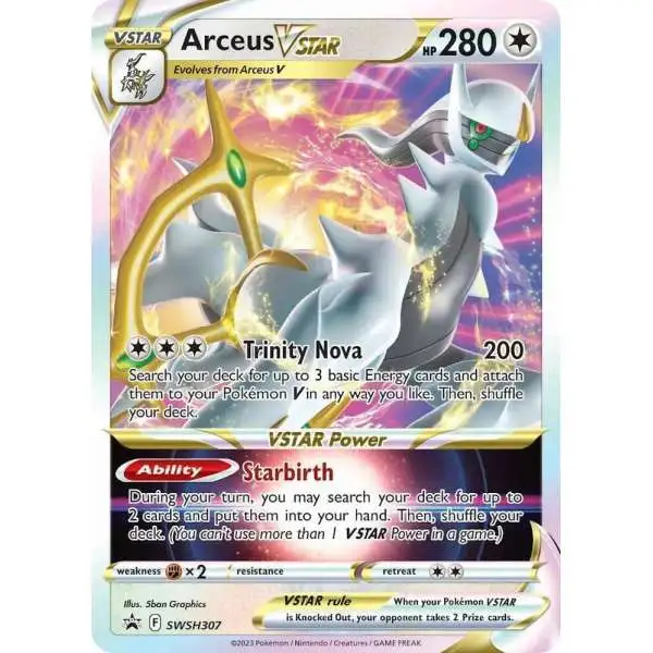 Pokemon Sword & Shield Promo Arceus VSTAR Loose Deck [Opened]