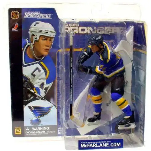 McFarlane Toys NHL St. Louis Blues Sports Hockey Series 2 Chris Pronger Action Figure [Blue Jersey Variant]