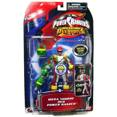 Power Rangers Operation Overdrive Mega Torque Red Power Ranger Action Figure