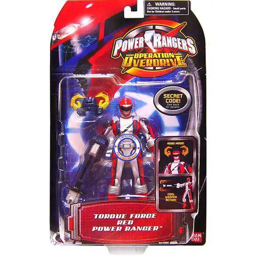 Power Rangers Operation Overdrive Torque Force Red Power Ranger Action Figure