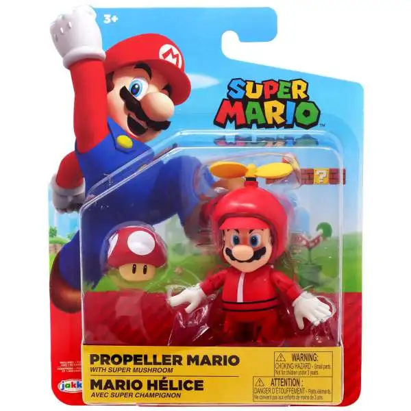 World of Nintendo Wave 16 Propeller Mario Action Figure [Red Mushroom]