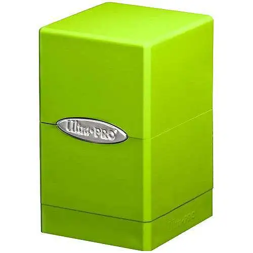 Ultra Pro Card Supplies Satin Tower Lime Green Deck Box