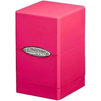 Ultra Pro Card Supplies Satin Tower Pink Deck Box