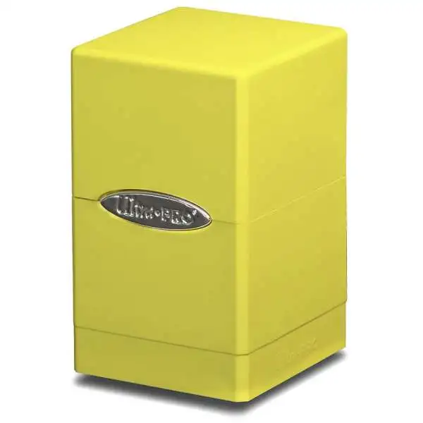 Ultra Pro Card Supplies Satin Tower Yellow Deck Box