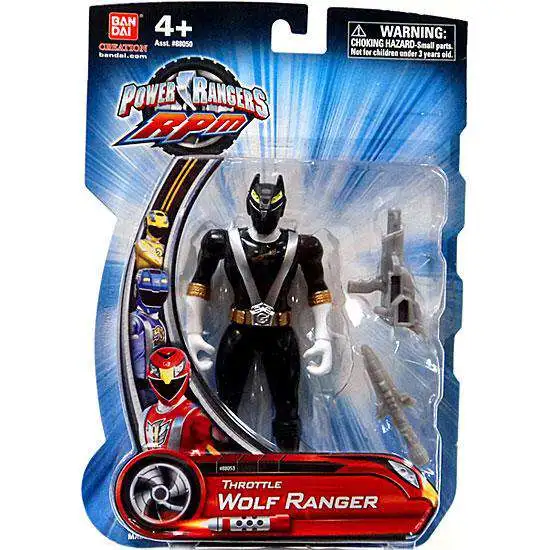 Power Rangers RPM Throttle Wolf Ranger Action Figure