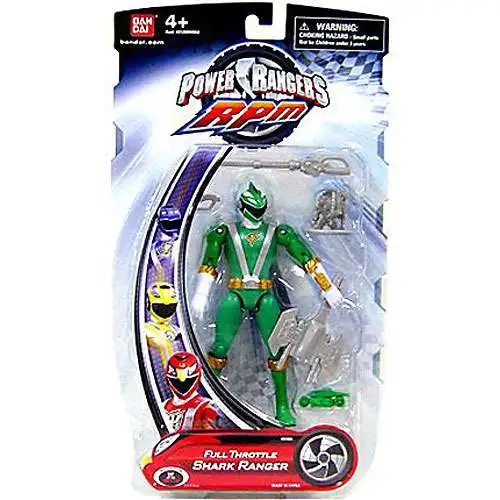 Power Rangers RPM Full Throttle Shark Ranger Action Figure