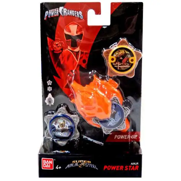 Power Rangers Ninja Steel Power Up Silver & Gold Ninja Power Star 2-Pack with Launcher [V2]