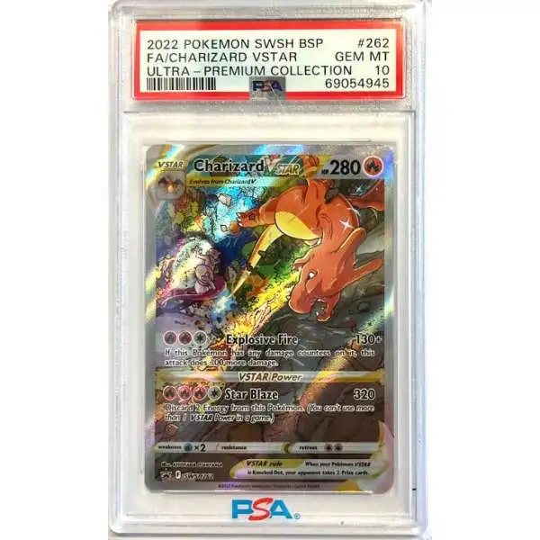 Pokemon Trading Card Game Promo Charizard VSTAR SWSH262 [PSA - Gem Mint 10 (69054945)]