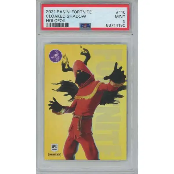 Fortnite 2021 Series 3 Holofoil Cloaked Shadow #116 [PSA 9] [Mint]