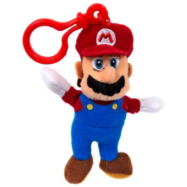 World of Nintendo Super Mario Mario 5-Inch Plush Hanger