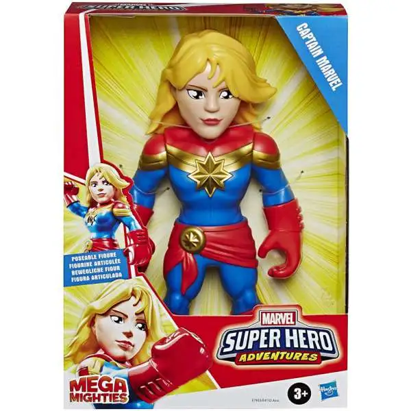 Playskool Heroes Super Hero Adventures Mega Mighties Captain Marvel Action Figure