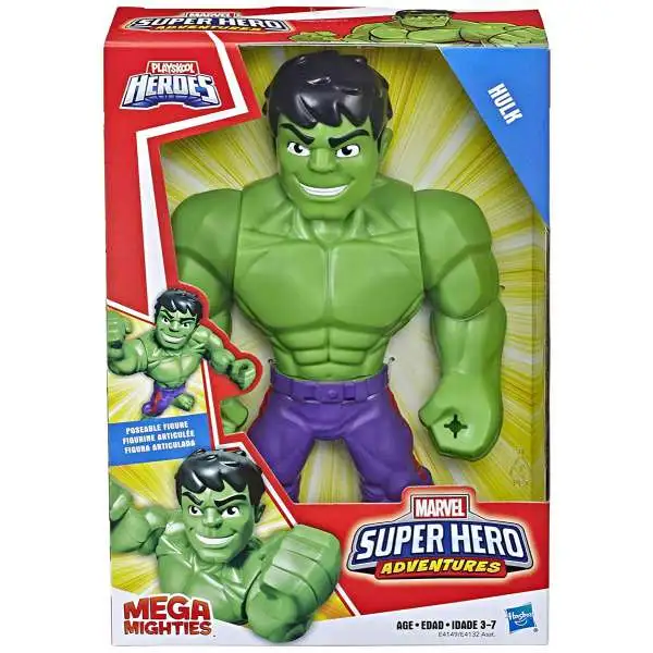 Marvel Playskool Heroes Super Hero Adventures Mega Mighties Hulk Action Figure