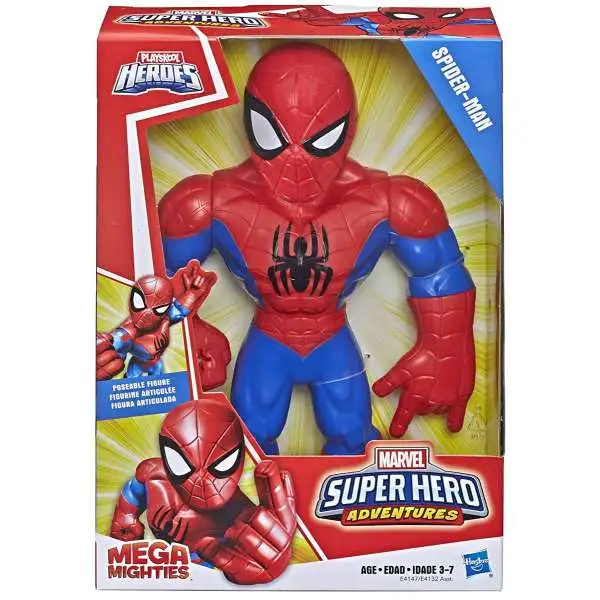 Marvel Playskool Heroes Super Hero Adventures Mega Mighties Spider-Man Action Figure