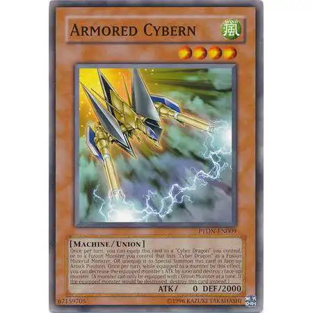 YuGiOh GX Trading Card Game Phantom Darkness Common Armored Cybern PTDN-EN009