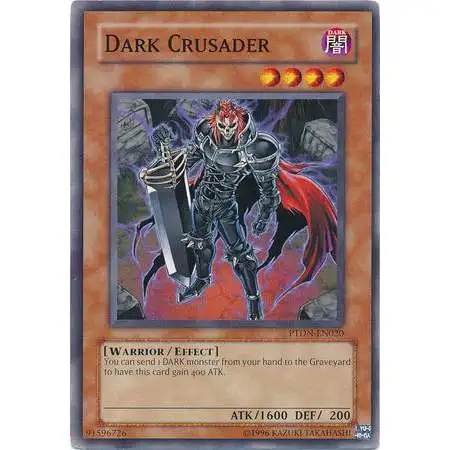 YuGiOh GX Trading Card Game Phantom Darkness Common Dark Crusader PTDN-EN020