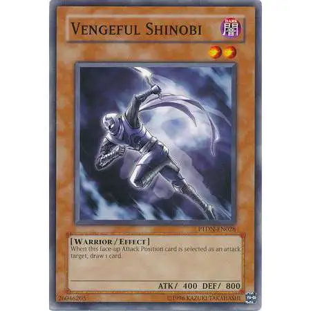 YuGiOh GX Trading Card Game Phantom Darkness Common Vengeful Shinobi PTDN-EN028