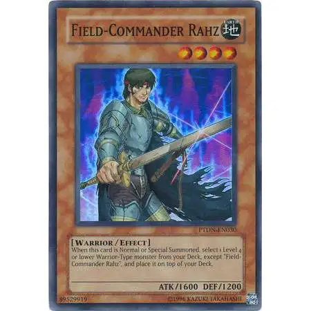 YuGiOh GX Trading Card Game Phantom Darkness Super Rare Field-Commander Rahz PTDN-EN030