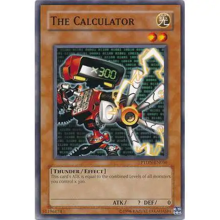 YuGiOh GX Trading Card Game Phantom Darkness Common The Calculator PTDN-EN036