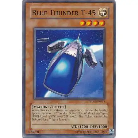 YuGiOh GX Trading Card Game Phantom Darkness Common Blue Thunder T-45 PTDN-EN038